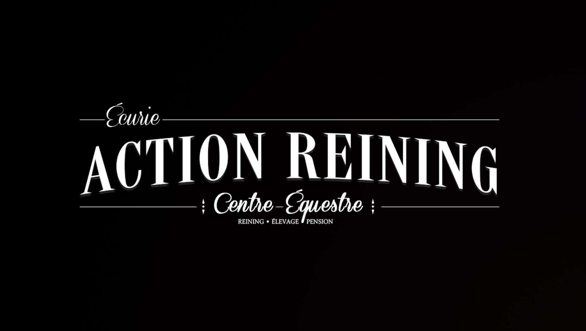 2 action reining logotype creation logo